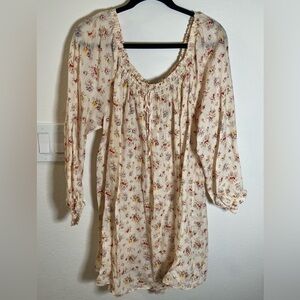 DÔEN Floral Mini Dress, M